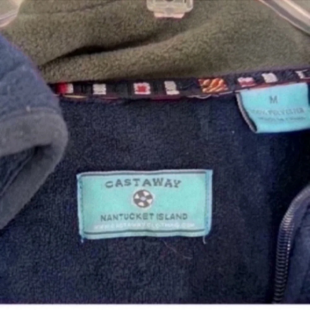 Castaway Navy Blue Men's Jacket fleece